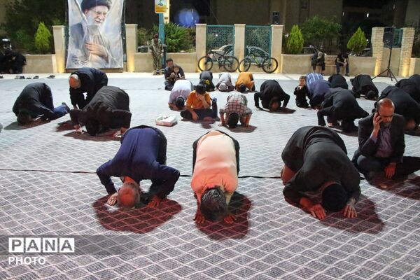 مراسم گرامیداشت شهید امیرحسین حسن‌نژاد در اکرمیه یزد