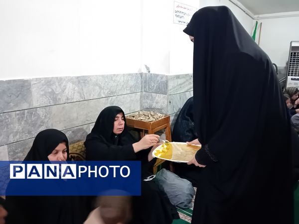 مراسم ایام فاطمیه در مسجد پنج تن آشخانه