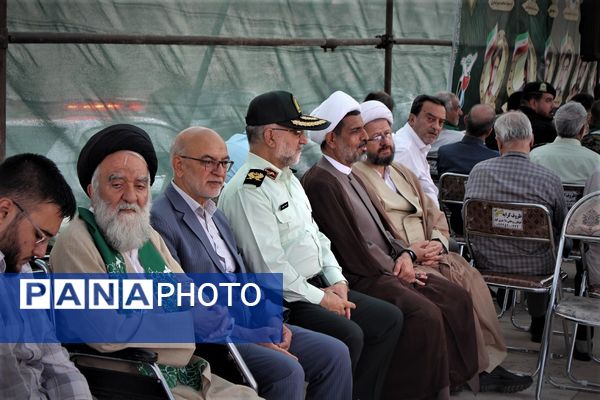 آیین سالگرد شهید آیت الله سعیدی و شهدای سادات استان قم 