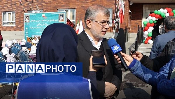 آیین افتتاحیه مدرسه9 کلاسه خیری زنده یاد مستوره کولیوند در استان البرز 