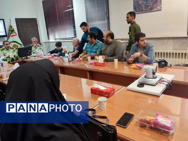 تجلیل از خبرنگاران پانا توسط فرماندهی انتظامی قائمشهر