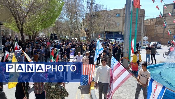 حضور پرشور مردم فلاورجان در راهپیمایی روز قدس