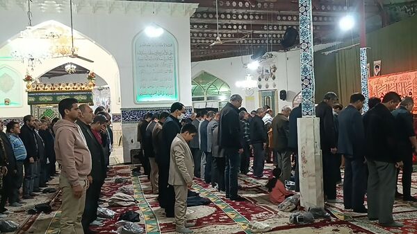تشییع پیکر شهید گمنام در شهرستان کاشمر 