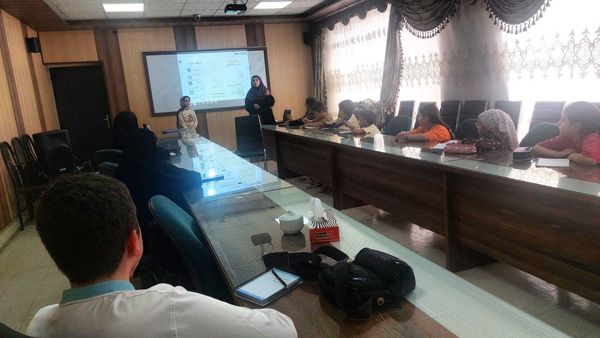 جلسه اول دوره بازیگری صدا در خبرگزاری پانا آذربایجان شرقی