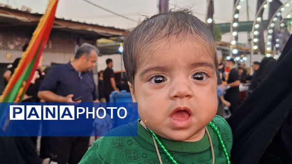 جلوه‌هایی از حضور کودکان در مسیر مشایه نجف تا کربلا