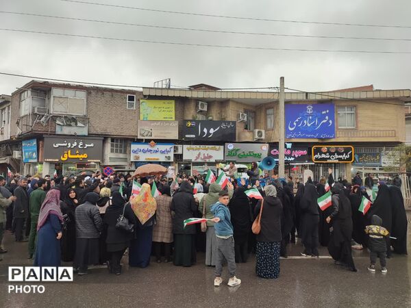 بیعت مردم آق قلا با رهبر جدید