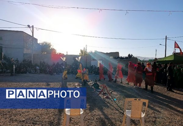 مراسم تعزیه خوانی حسینی در روستای حسین آباد شهرستان شیروان