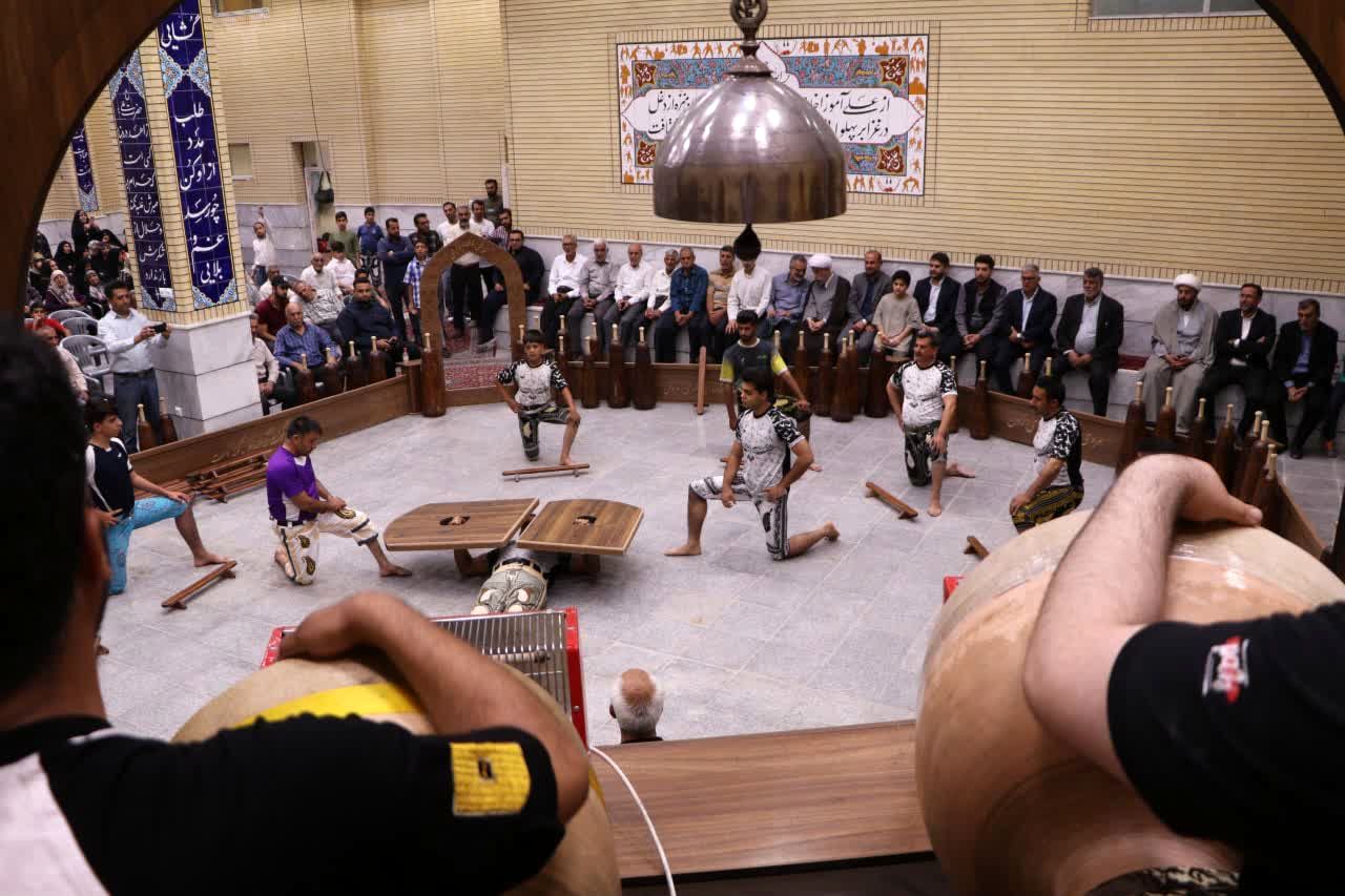 آیین افتتاح زورخانه مهدیه شهدا در شیراز