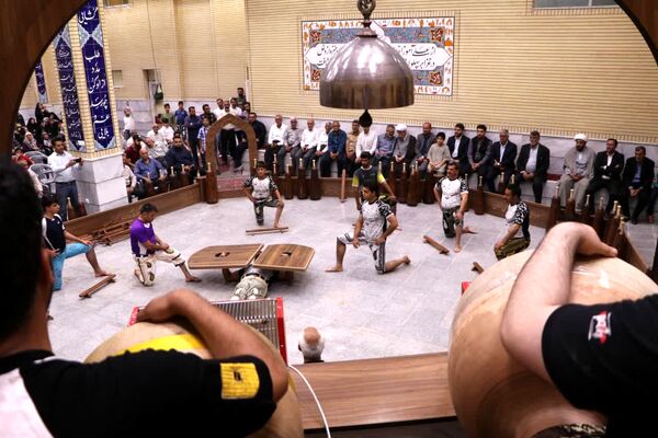 آیین افتتاح زورخانه مهدیه شهدا در شیراز