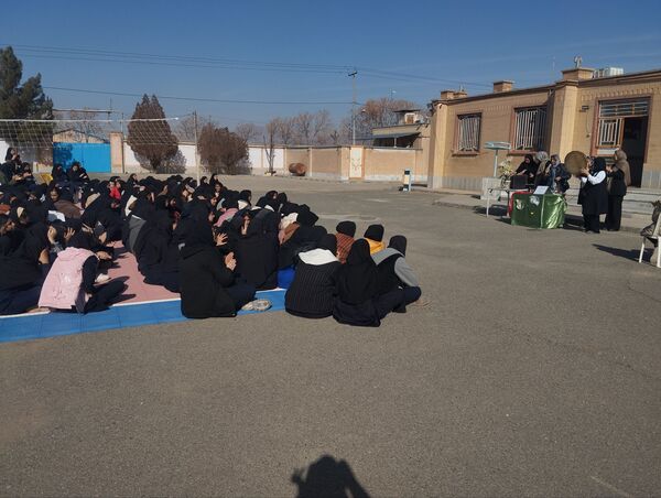جشن میلاد امام زمان در هنرستان شهید شهیدی خلیل آباد 