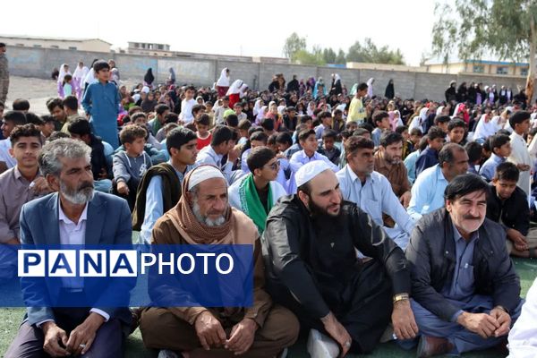 حضور پرشور شیعه و سنی دهستان رمشک در یوم‌الله ۲۲ بهمن