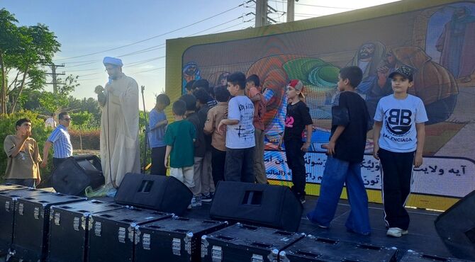برگزاری جشن عید غدیر خم در بوستان‌ همگام