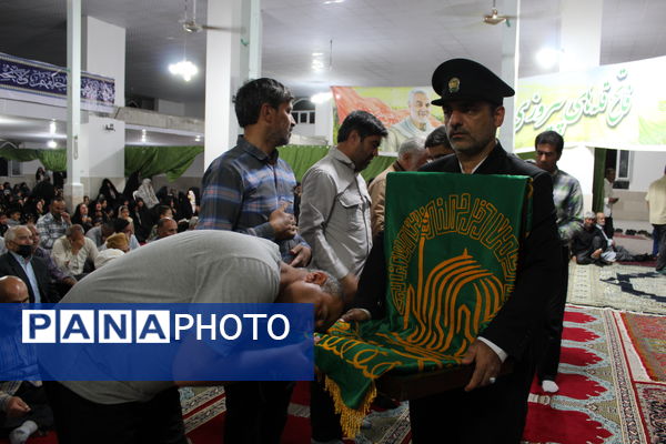 حضور کاروان آستان خورشید در شهر درق