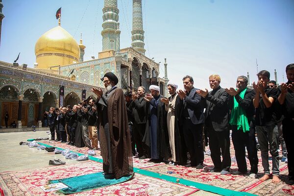 عزاداری تاسوعای حسینی(ع) در حرم حضرت معصومه(س)