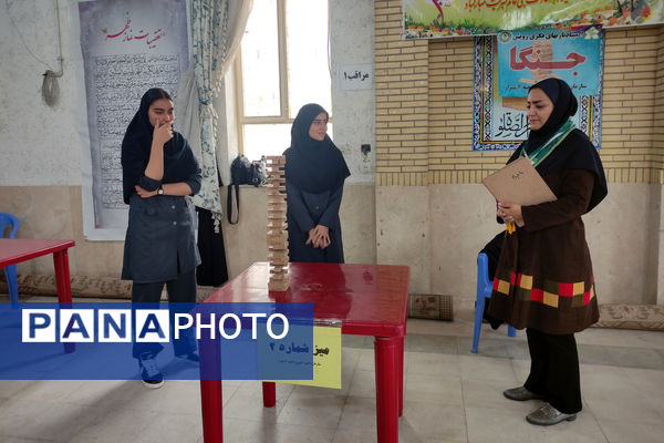 برگزاری مسابقات بازی فکری رشته جنگا ناحیه 4 شیراز