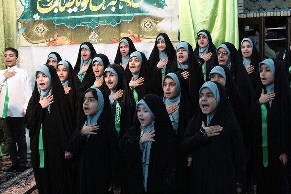 مراسم جشن نیمه شعبان در مسجد جامع حضرت ابوالفضل(ع)