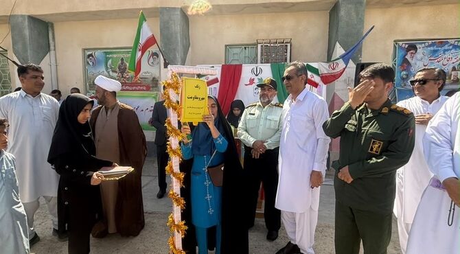 طنین زنگ مهر و مقاومت در شهر علی‌اکبر شهرستان هامون