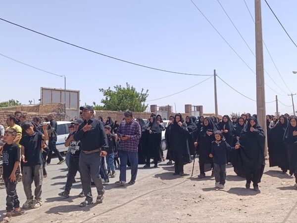 عزاداری سیدالشهدا در روستا نوری 