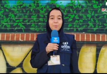 بزرگداشت هفته نیروی انتظامی در دبیرستان دخترانه عطیه 