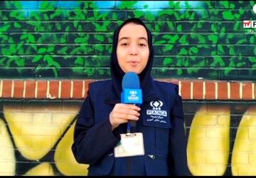 بزرگداشت هفته نیروی انتظامی در دبیرستان دخترانه عطیه 