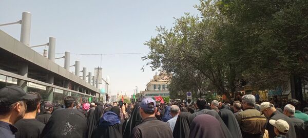 راهپیمایی جاماندگان اربعین حسینی در مشهد