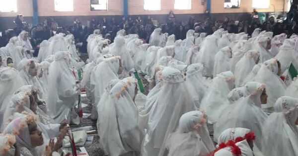مراسم جشن عبادت ۲۵۰ دانش‌‎آموز پایه سوم مدارس ابتدایی دخترانه شهرستان رابر 