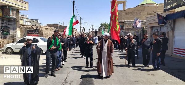 شور حسینی در شهر جعفریه قم 