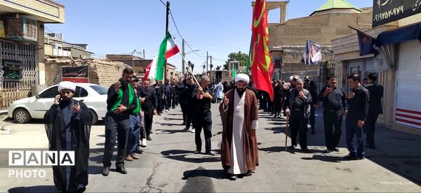 شور حسینی در شهر جعفریه قم 