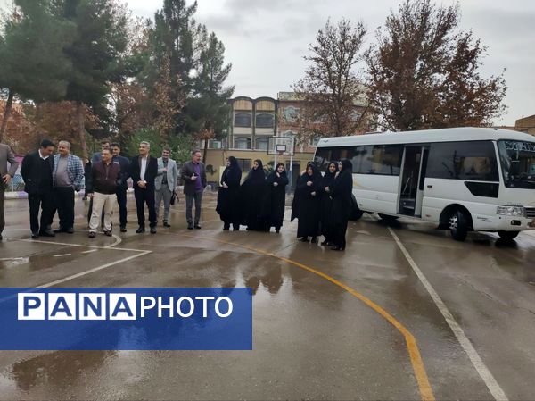 بازدید کارشناسان فحک از هنرستان فلسطین