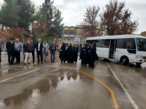 بازدید کارشناسان فحک از هنرستان فلسطین