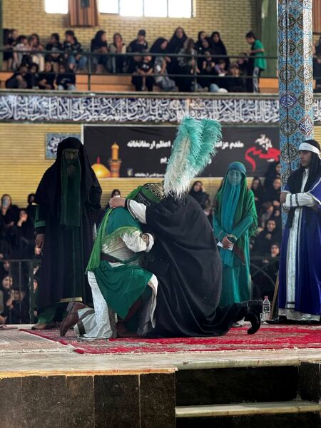 مراسم سنتی تعزیه‌خوانی در شهر ارمغان‌خانه زنجان 