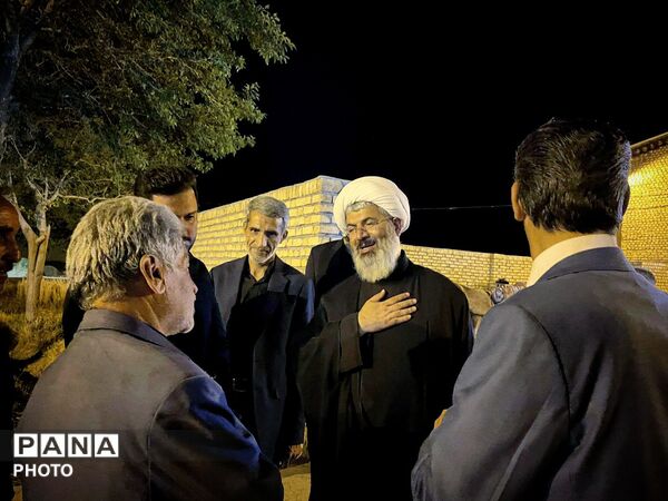 بازدید امام جمعه کاشمر از هیأت حسینی روستای جردوی