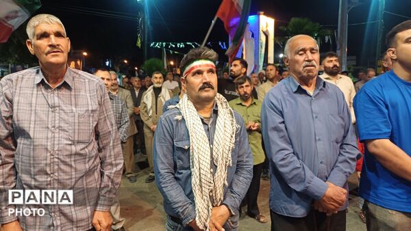 اجتماع بزرگ مردم شهرستان کوهدشت در صدمین شب