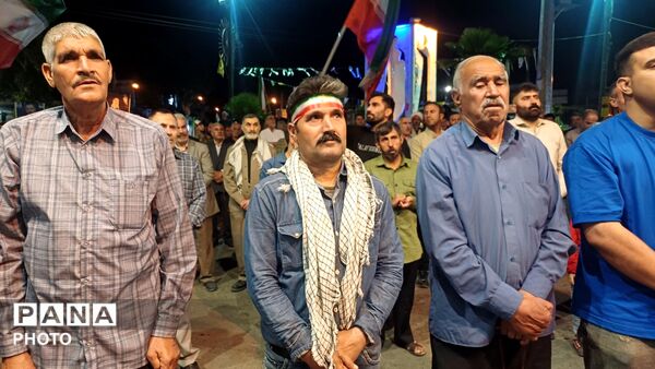 اجتماع بزرگ مردم شهرستان کوهدشت در صدمین شب