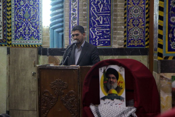 مراسم بزرگداشت حماسه 9 دی در مسجد حظیره در یزد