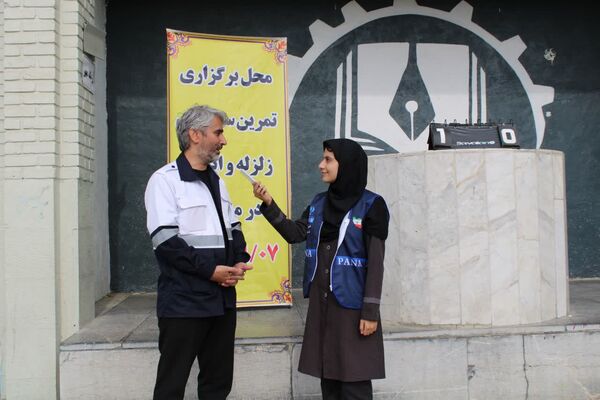 اجرای مانور زلزله در مدارس منطقه ۱۰