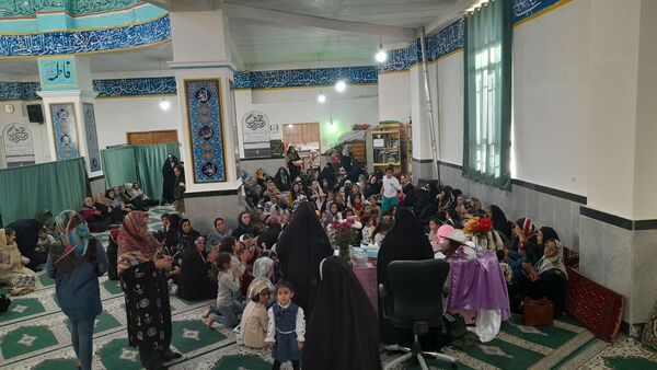 مراسم جشن دهه کرامت و استقبال از پرچم حرم رضوی در شهرستان‌فیروزکوه