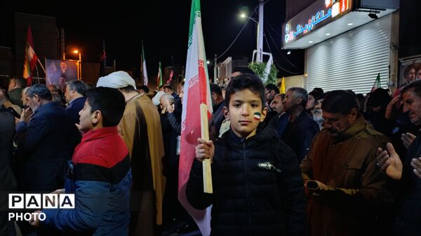 خروش عظیم مردم ملکان در اربعین شهادت قائد امت و شهدای دانش آموز میناب