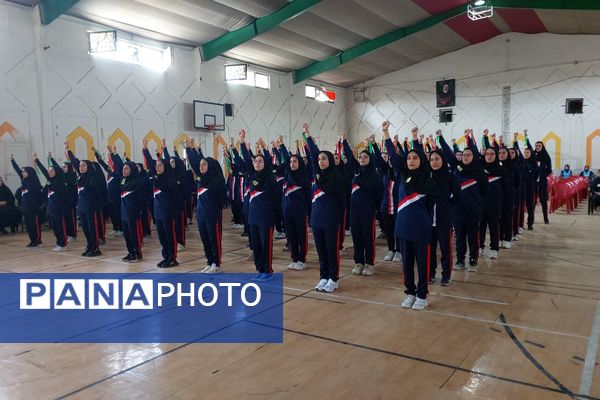 آیین افتتاحیه استانی مسابقات ورزشی درون مدرسه‌ای 