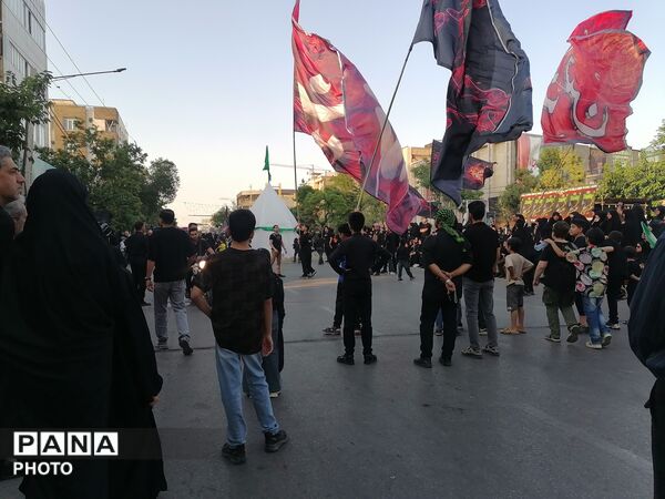 عزاداری عاشورای حسینی در بلوار هاشمیه مشهد