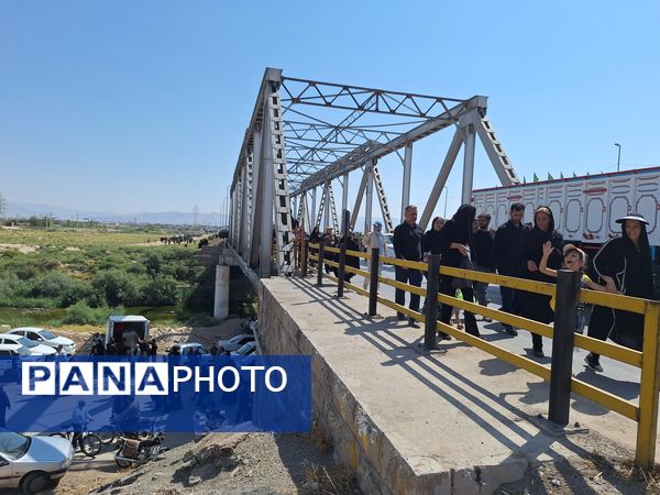 پیاده‌روی جاماندگان اربعین حسینی در مرودشت 