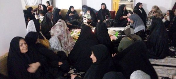 عطر صبر زینب در جمع معتکفان مسجد جامع