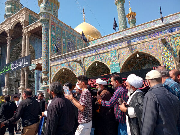 مراسم تشیع آیت الله محفوظی در قم