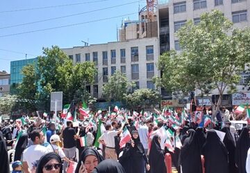 راهپیمایی جمعه خشم و نصر در مشهد مقدس