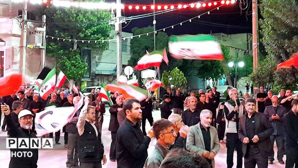 مراسم عزاداری شب های دهه اول محرم در شهرستان درگزین با حضور هیئت عزاداران 