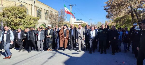 راهپیمایی جمعهٔ خشم در شهرستان نورآباد