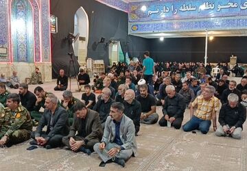 مراسم بزرگداشت چهلمین روز شهدای اقتدار در بروجرد