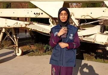 روایت پانا از بازدید دانش آموزان پایه نهم دبیرستان عفت از موزه دفاع مقدس یزد