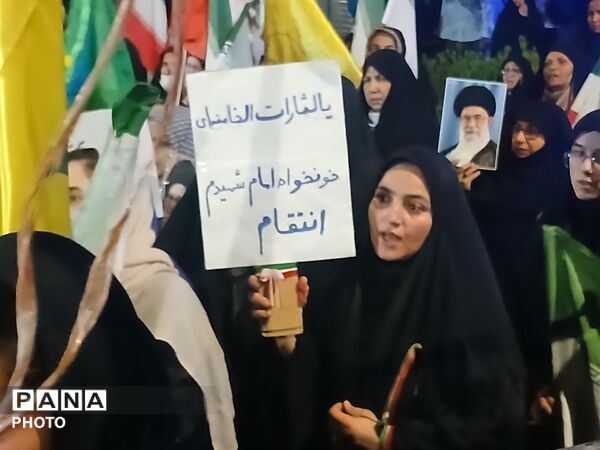 نود و نهمین شب از اجتماعات مردمی نیشابور 