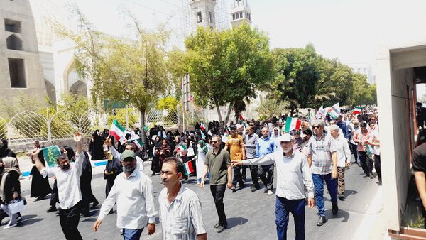 راهپیمایی خشم و نصر در بندرعباس